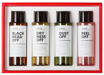 MISSHA  Super Off Cleansing Oil Special Set 4 Types, 1 Set