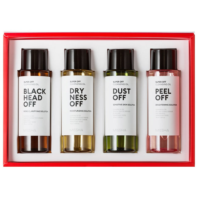 MISSHA  Super Off Cleansing Oil Special Set 4 Types, 1 Set