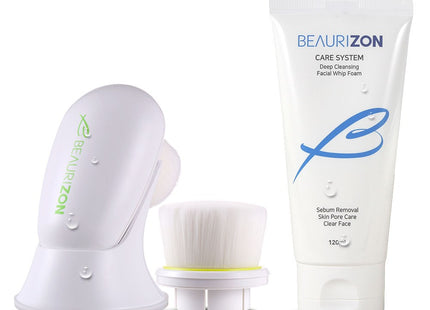 VIEURISUN  Pore Brush + Refill + Deep Cleansing Facial Whip Foam 120ml, 1 Set