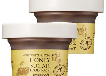 SKINFOOD  Honey Sugar Food Mask 120g, 1 count, 2 pack