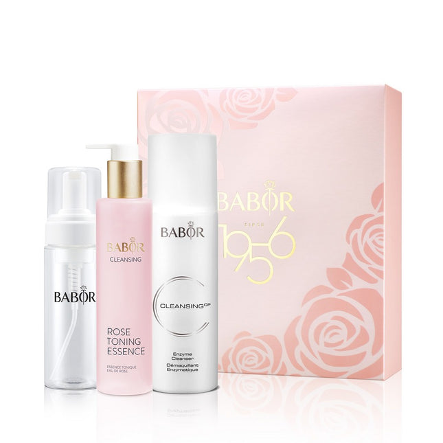 BABOR  Enzyme Cleanser & Rose Toning Lotion Set, 1 Set