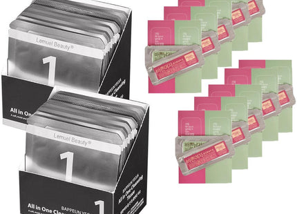 LEMUEL BEAUTY Busy Woman All-in-One Cleansing Tissues + Travel All-in-One Cream Set