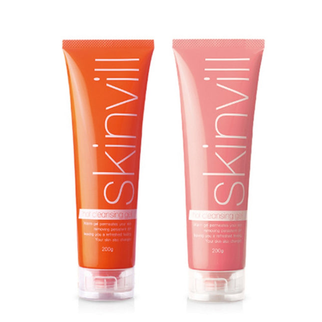SKINVIL Hot Cleansing Gel Orange 200g + Cherry Blossom 200g, 1 Set