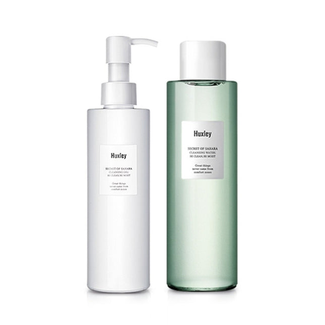 HUXLEY  Oil Essence Cleansing Water + Cleansing Foam Set