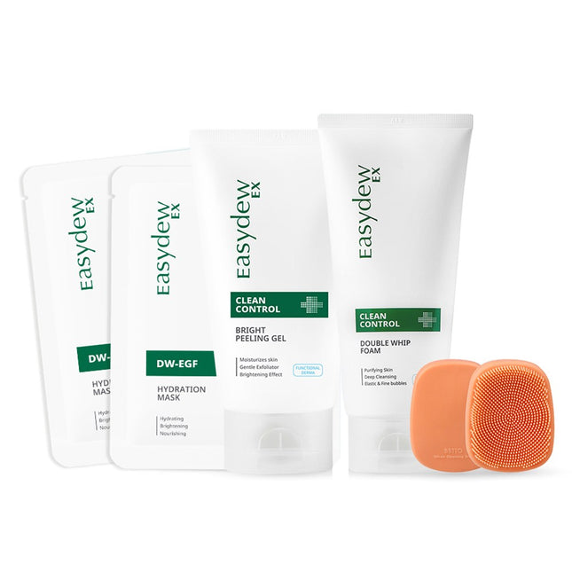 DMCK Easy Dew Clean Control Double Whim Foam Bright Peeling Gel Set