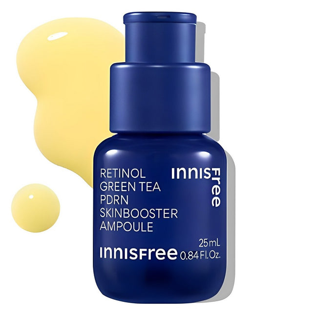 INNISFREE Innisfree Retinol Green Tea PDRN Skin Booster Ampoule, 25ml, 1 Count