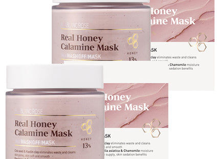 BLANCROSE  Honey Calamine Rice Powder Pack 100ml, 2 Count