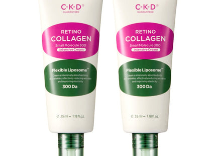 CKD  DERMACEUTICALS Jong Kun Dang Health Retino Collagen Low Molecular 300 Concentrate Cream, 35ml, 2 Count