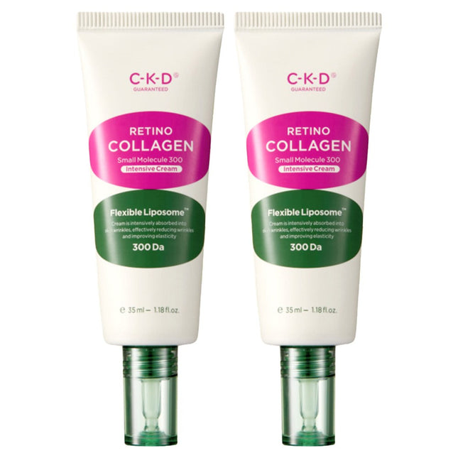 CKD  DERMACEUTICALS Jong Kun Dang Health Retino Collagen Low Molecular 300 Concentrate Cream, 35ml, 2 Count