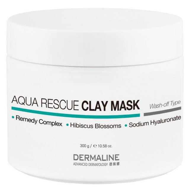 DERMA LINE Aqua Rescue Clay Mask 300g, 1 count