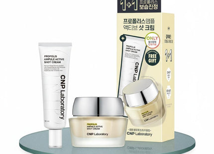 CNP LABORATORY Propolis Ampoule Active Shot Cream 1+1 Special Set 50ml+50ml