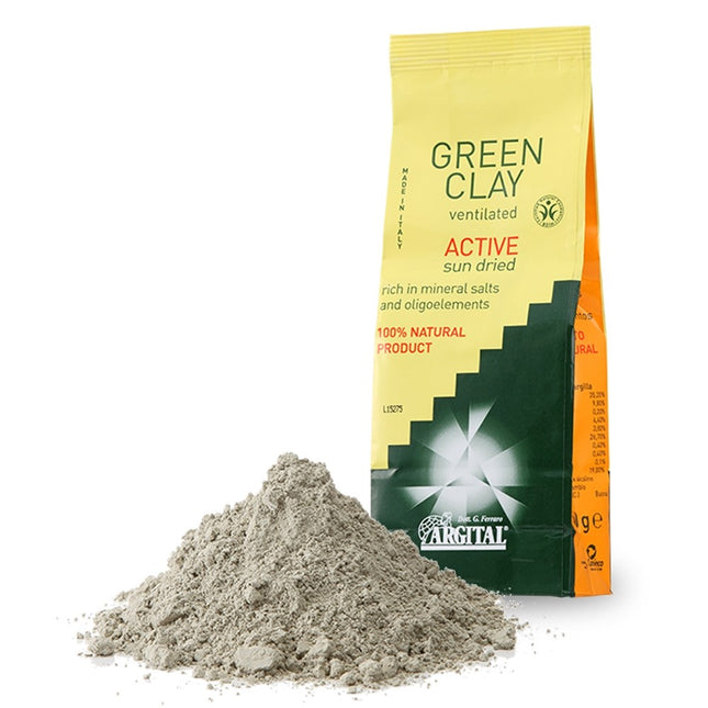 MUD & CLEANSER Active Green Clay Powder Pack 500g, 1 Count, 1 Pack