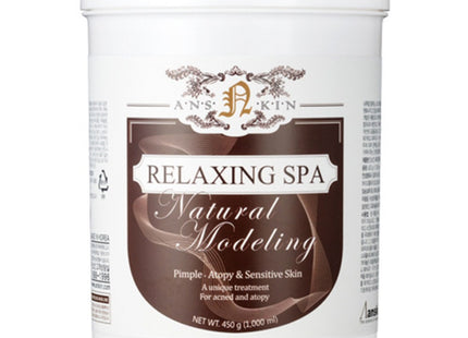 ANSKIN  Natural Relaxing Spa Modeling Pack 450g + 3pcs Tool Set, 1 Count
