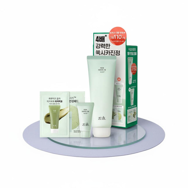 HANYUL HANYUL Mugwort Calming Moisture Cream 110ml +25ml+ Pads 2ea+Foam 2ml