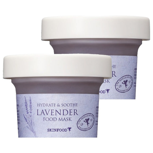SKINFOOD  Lavender Food Mask 120g, 1 Count, 2 Pack