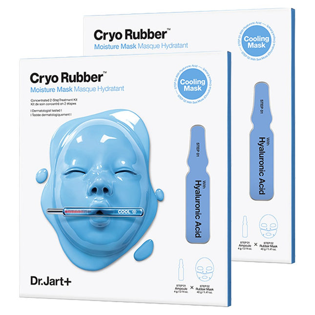 DR.JART+  Cryo Rubber Moisturizing Mask, 1 Count, 2 Count