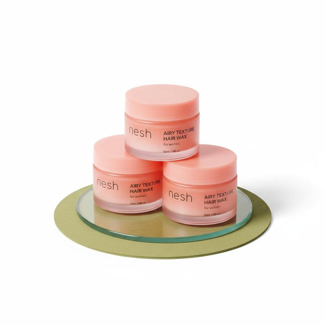 NASH Airy Texture Hair Wax Brush Styling Set + 20ml Shampoo Gift