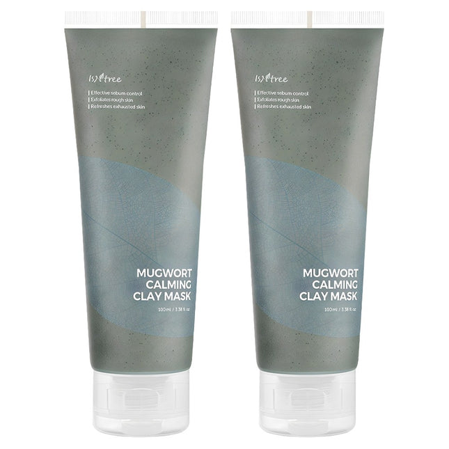 ISNTREE  Mugwort Calming Clay Mask 100ml, 2 count