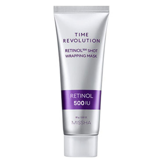 MISSHA  Time Revolution Retinol 500 Shot Wrapping Mask, 1 Pack