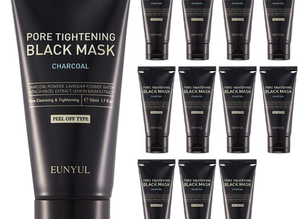 EUNYUL  Pore Tightening Black Peel-off Pack, 1 Sheet, 12 Count