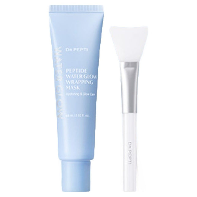 DR.PEPTI+  Peptide Water Glow Wrapping Mask 60ml + Silicone Brush, 1 Set