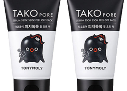 TONYMOLY  Tako Pore Blackhead Out Peel Off Pack, 1 Pack, 2 Counts