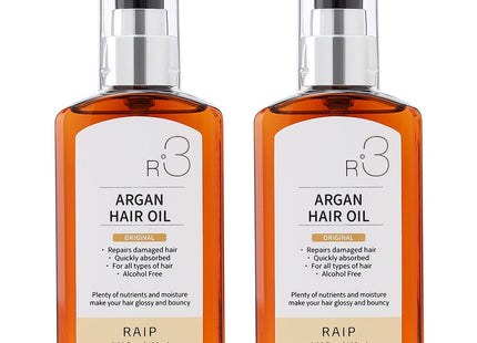 RAIP R3  Argan Hair Oil Original, 100ml, 2 Count
