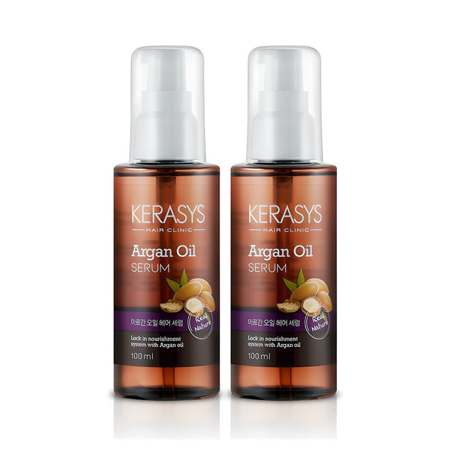 KERASYS  Natural Recipe Argan Hair Oil Serum, 100ml, 2 Count