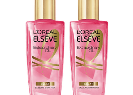 L'OREAL PARIS  Elvive Extraordinary Oil Rose Shine, 100ml, 2 Count