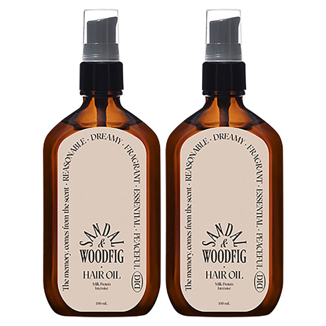 ODEDD  Milkprotein Intensive Hair Oil Sandalwood Fig, 100ml, 2 Count