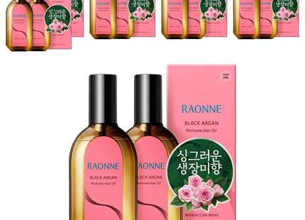 LAONNE Laonne Black Argan Perfume Hair Oil Essence Moroccan Rose 100ml 12 Count