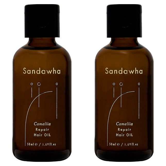 SANDAWHA CAMELLIA  Repair Hair Oil, 50ml, 2 Count