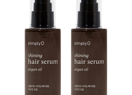 SIMPLIO  Shining Hair Serum 80ml 2 Count Set