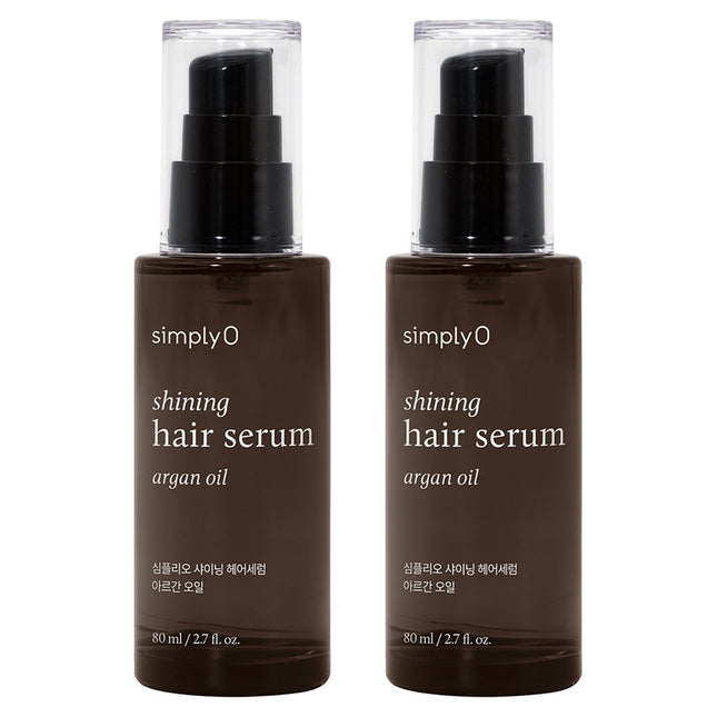 SIMPLIO  Shining Hair Serum 80ml 2 Count Set