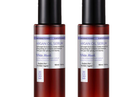 HARAZ  Argan Oil Hair Serum, 100ml, 2 Count