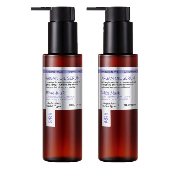 HARAZ  Argan Oil Hair Serum, 100ml, 2 Count