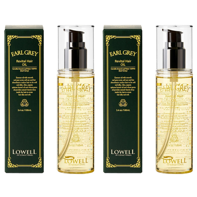 ROWELL  Earl Grey Revitalizing Hair Oil, 100ml, 2 count