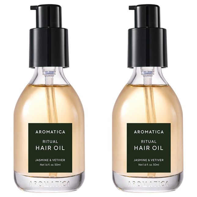 AROMATICA Aromatica Ritual Hair Oil Jasmine & Vetiver 50ml 2 Pack