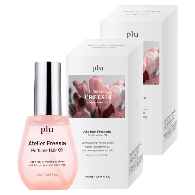 PLU ATELIER  Freesia Perfume Hair Oil 50ml 2pcs