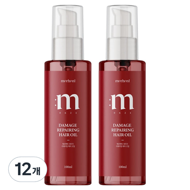 MERHENT Merhent Damage Repairing Hair Oil, 100ml, 12 Count