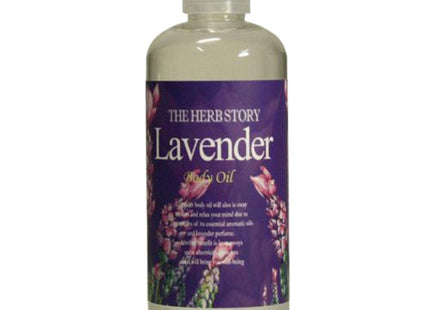 THE HERB STORY  Body Oil Lavender 300ml 1 Count