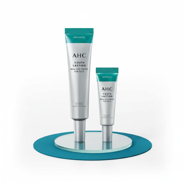 AHC Youth Lasting Real Eye Cream for Face Special Wrinkle Care Set 35ml+7ml