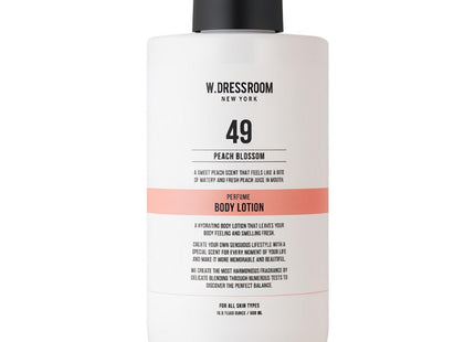 W DRESSROOM  Perfumed Body Lotion 49 Peach Blossom, 500ml, 1 Count