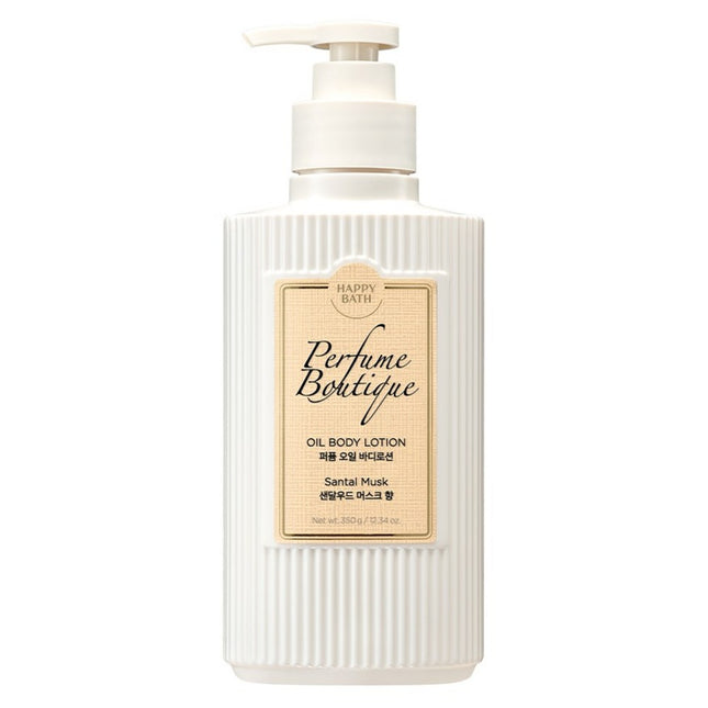 HAPPY BATH  Perfume Boutique Oil Body Lotion Sandalwood Musk, 350g, 1 Count
