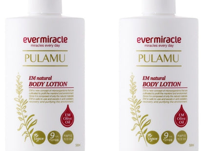 EVERMIRACLE EM Fullamoo Natural Body Lotion, 500ml, 2 Count