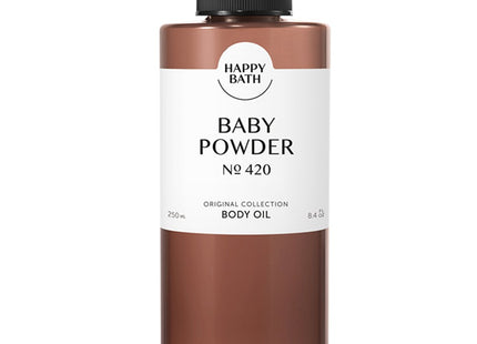 HAPPY BATH  Original Collection Body Oil Baby Powder 250ml 1ea