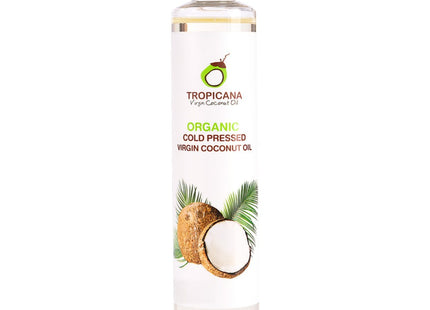 TROPICANA  Organic Cold-Pressed Virgin Coconut Face & Body Oil, 100ml, 1 Count
