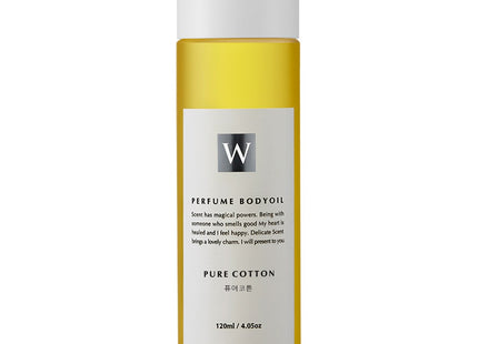 WHITESCENT  Fragrant Moisturizing Massage Body Oil Pure Cotton, 120ml, 1 pc