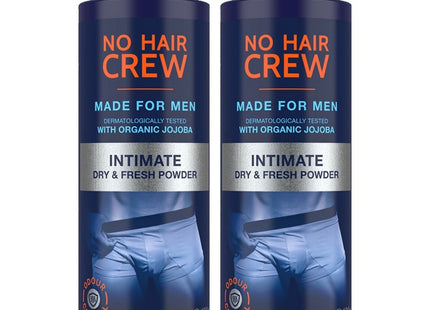 NONE NoHairCrew Dry & Fresh Powder, 100g, 2 Count