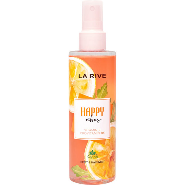 LARIVE  Happy Vibes Perfume Body & Hair Mist 200ml 1 Pack